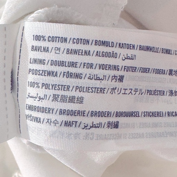 Abercrombie & Fitch White Lace Off the Shoulder Romper Size Small 100% Cotton - Picture 11 of 12